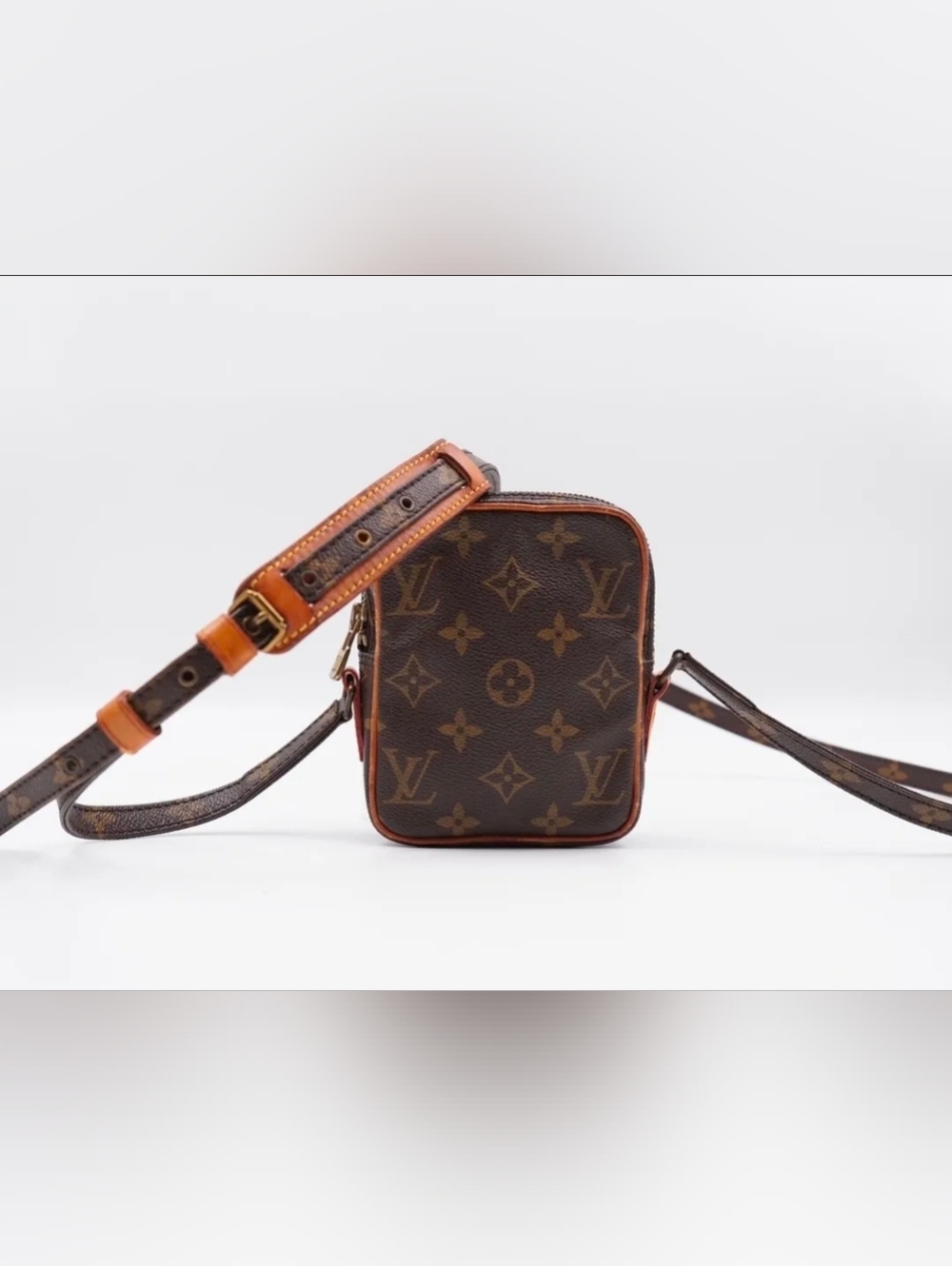 LOUIS VUITTON Vintage Monogram Mini Danube Crossbody Bag
